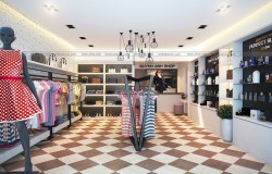 NỘI THẤT SHOP QUẦN ÁO